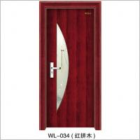 浙江WL-034(红拼木)钢木室内门
