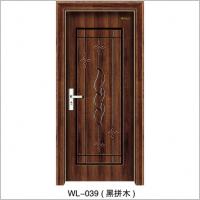 浙江WL-039(黑拼木)钢木室内门